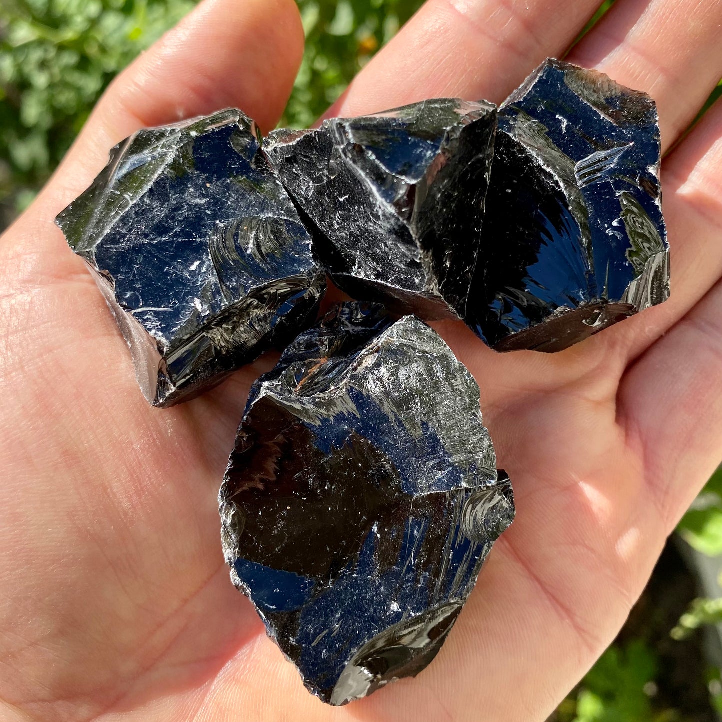 Sort Obsidian - 5 cm Sort Obsidian - 5 cm