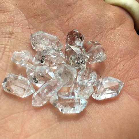 Herkimer diamant 1 cm - Afganistan Herkimer diamant 1 cm - Afganistan