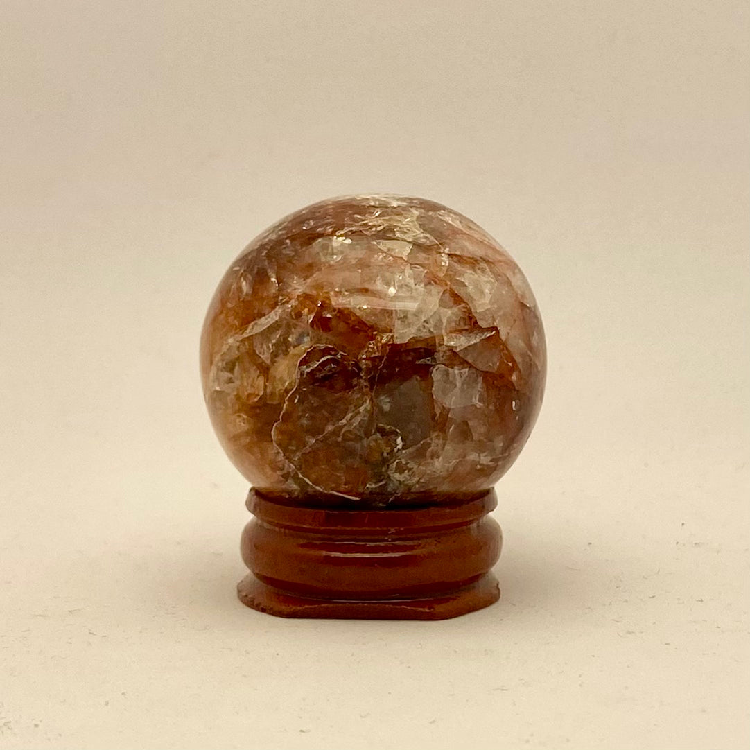 Fire quartz kugle - 3,7 cm Fire quartz kugle - 3,7 cm
