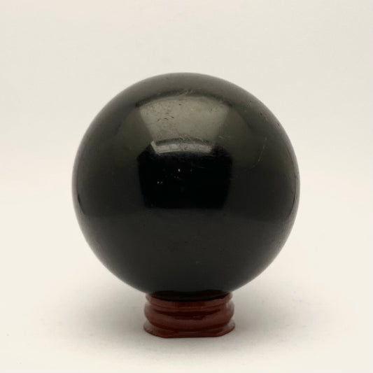 Billede af Sort turmalin kugle - 7 cm