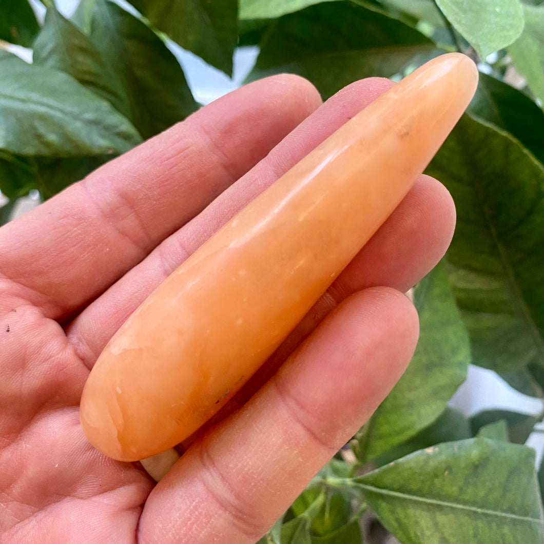 Healerstav orange calcit - 9 cm