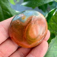 Indlæs billede til gallerivisning Polychrome jaspis palmstone
