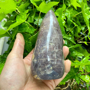 Blå-violet bærfarvet Sugi kvarts - 13,5 cm