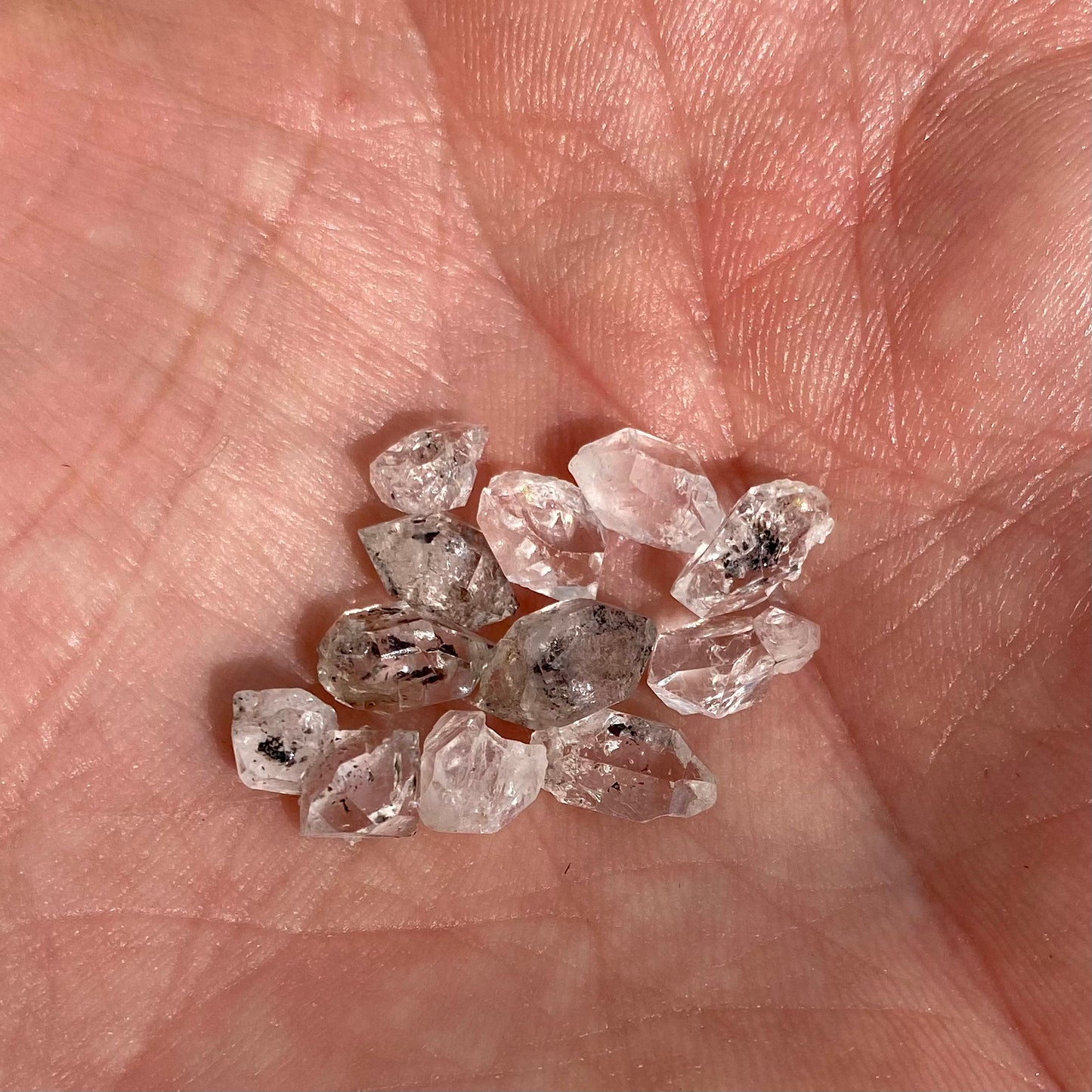 Herkimer diamant 0,5 cm - Afganistan Herkimer diamant 0,5 cm - Afganistan