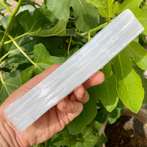 Selenit plade rå - 20 cm