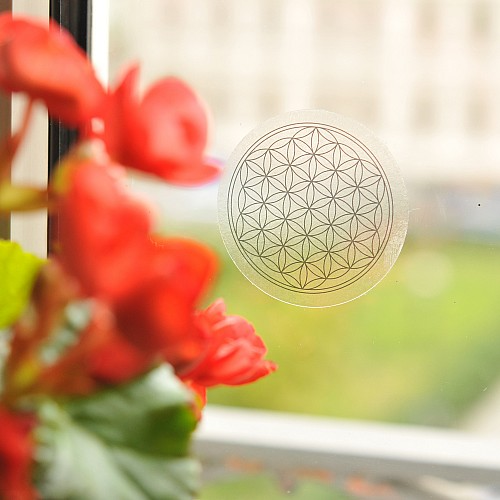 Flower of life sticker 45 mm