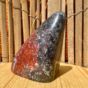 Bloodstone freeform - 11 cm