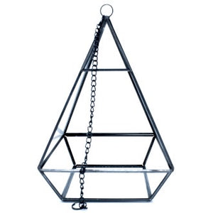 Pyramide stående eller hængende - glas