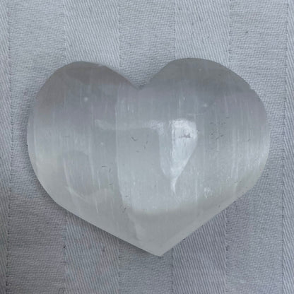 Selenit hjerte 3-4 cm