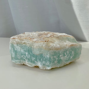 Caribisk blå Calcit - rå, 1.264 gram